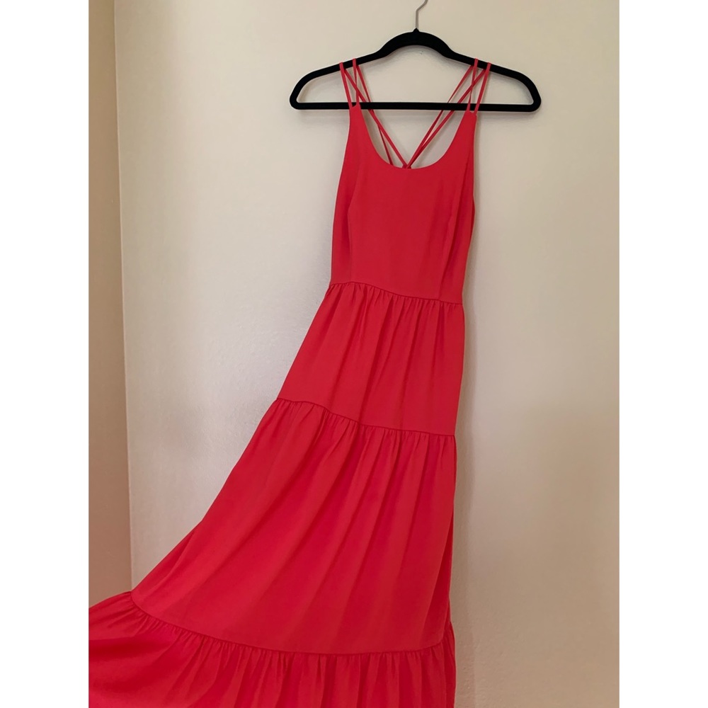 LOFT tiered maxi dress ❤️ - Picture 4 of 5